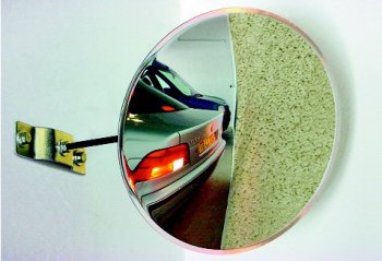 (obrázek pro) Dohledové nerozbitné zrcadlo pr. 300 mm, flexibilní úchyt - Kliknutím na obrázek zavřete