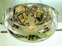 (obrázek pro) Hemisfér. nerozb. zrcadlo 1/2 koule 1140 mm (4 směry) - Kliknutím na obrázek zavřete